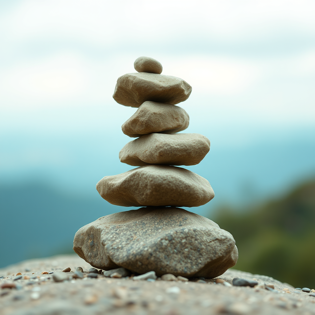balanced rocks without a face